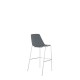 Polypropylene Shell High Stool 4-Leg Chrome Steel Frame